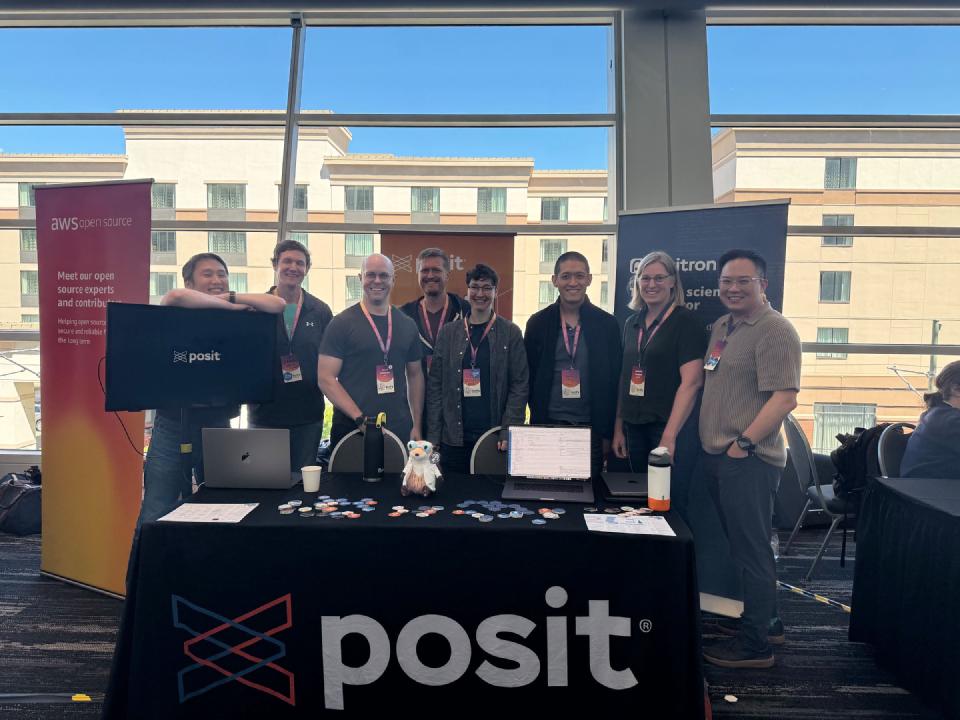 Shiny team photo from SciPy 2025