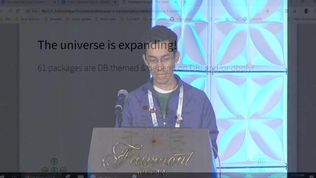 Edgar Ruiz | Databases using R The latest | RStudio (2019)